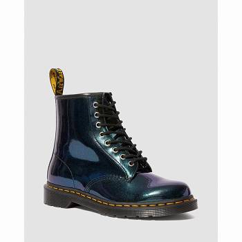 Dr Martens Férfi 1460 Sparkle Metallic Lace Up Bakancs Világos Zöld